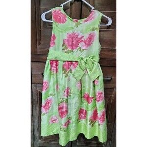 Holiday Edition Girls Size 10-12 Flower Dress Floral Sleeveless